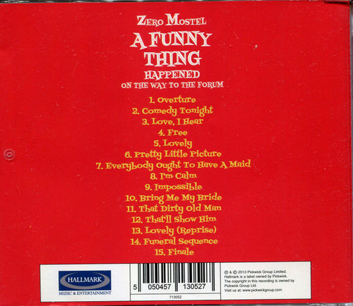 "A Funny Thing Happened On The Way To The Forum" Original Broadway Cast : A Funny Thing Happened On The Way To The Forum (CD, Album)
